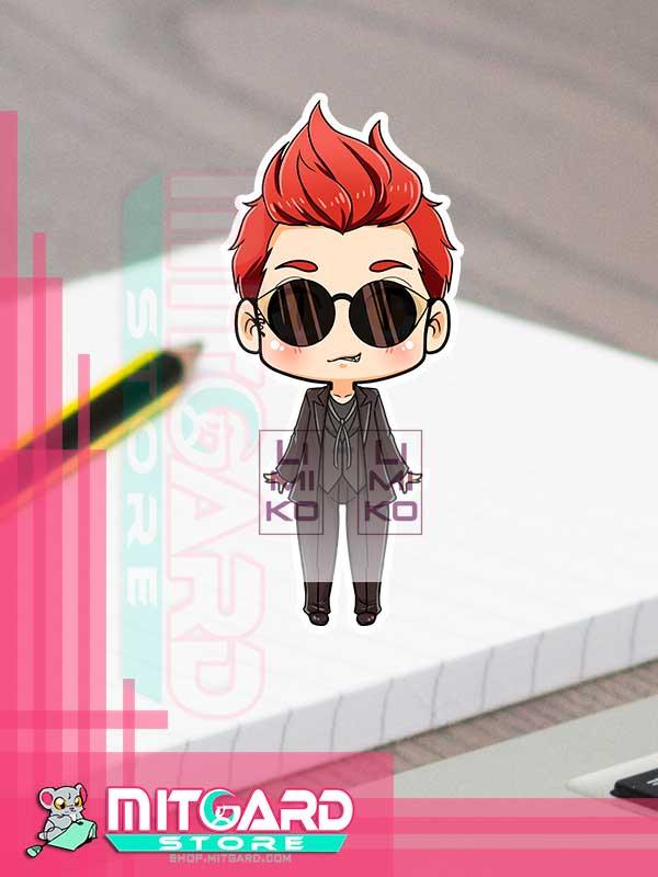 Crowley Sticker GOOD OMENS Limiko